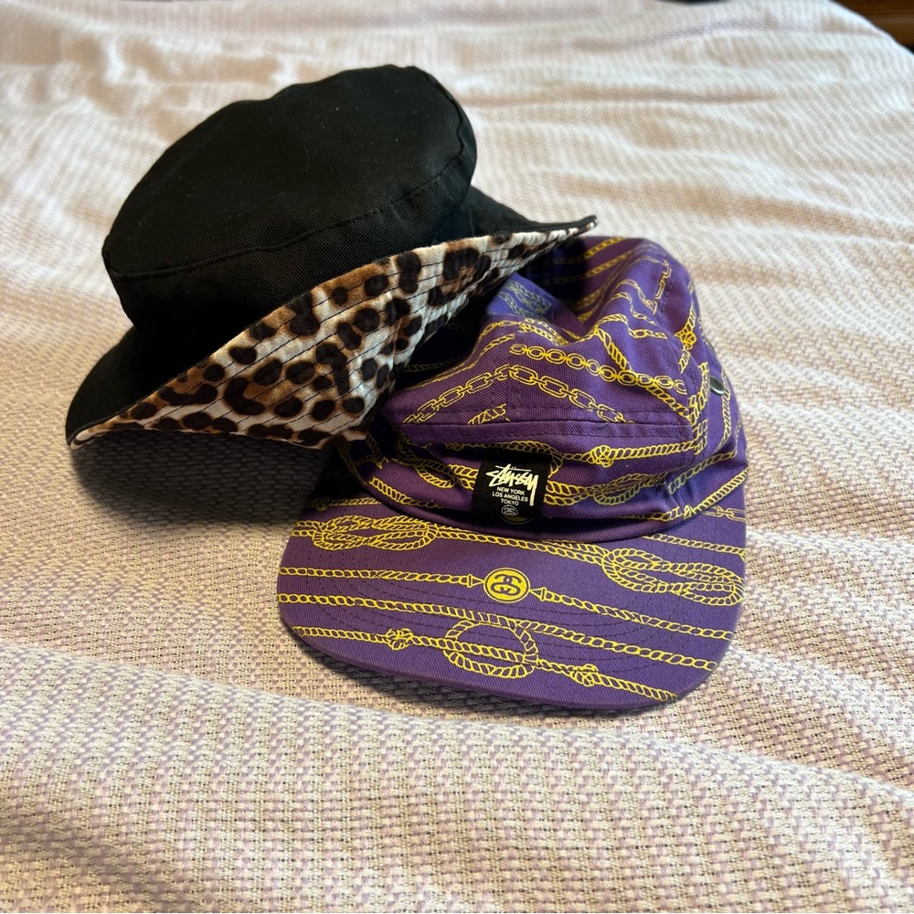 Stussy Cap and Bucket Hat bundle